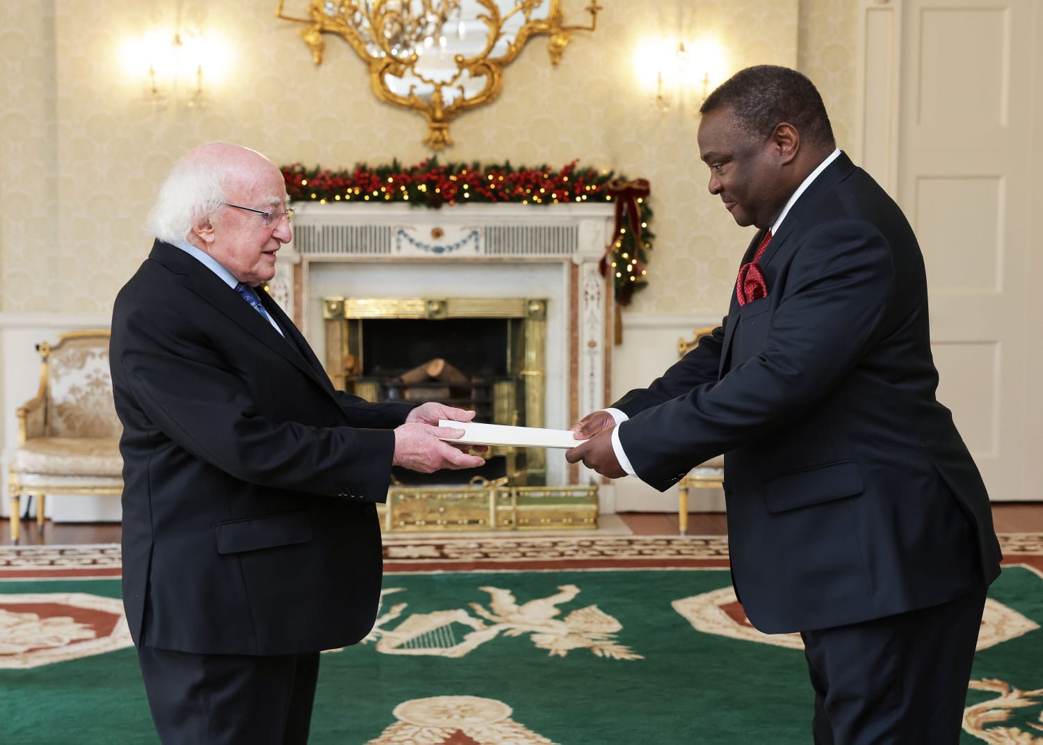 Malawi High Commissioner Presents Credentials to Irish President